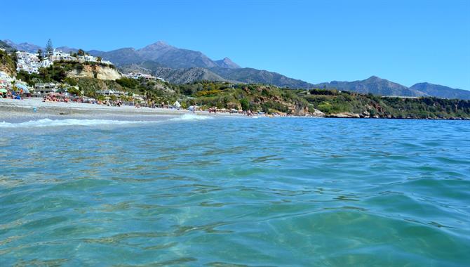 Burriana beach, the view from the sea