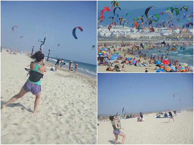 Kitesurfing na plaży Arte Vida