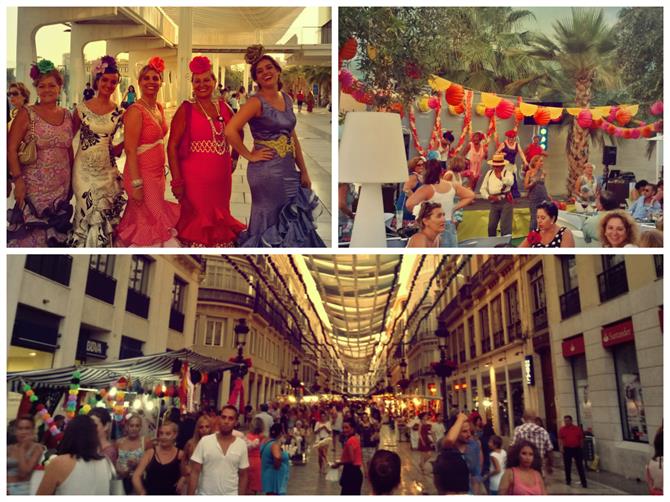 Feria de Malaga dans le Centre, Malaga - Costa del Sol (Espagne)