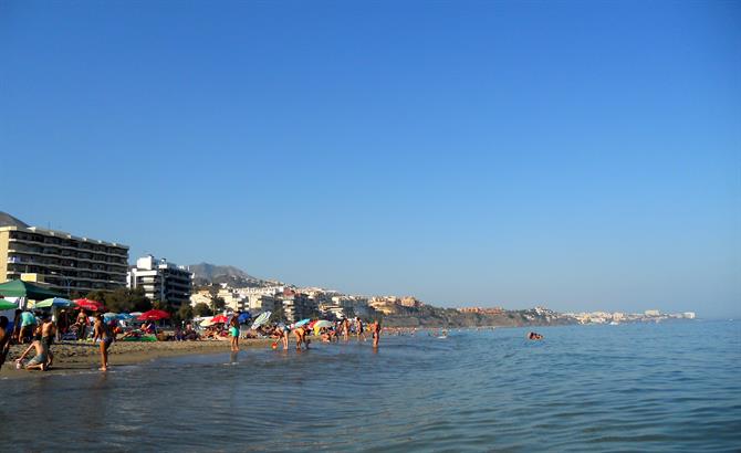 Playa de Carvajal de Fuengirola, Andalousie - Costa del Sol (Espagne)