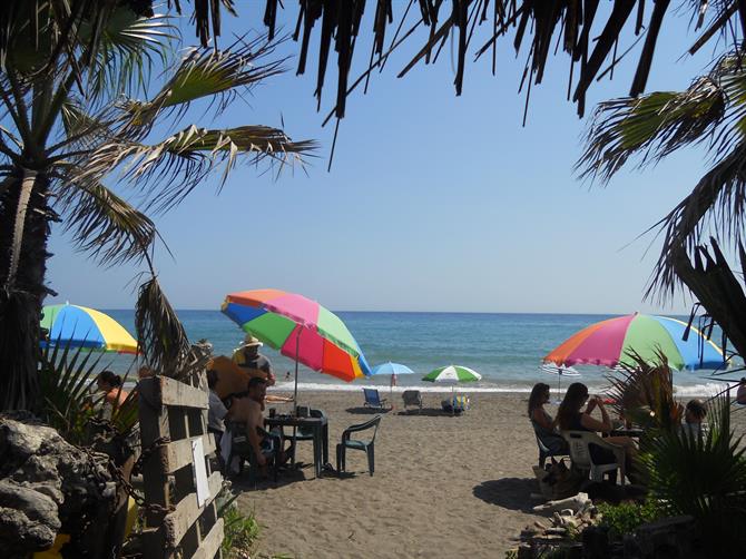 Beach restaurant at Almayate, Malaga - Costa del Sol