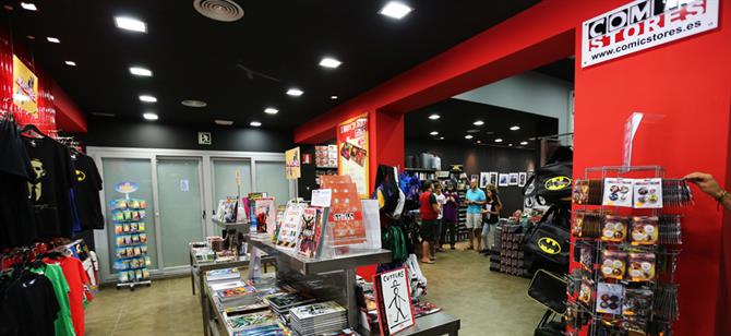 Comic Stores, Soho de Malaga - Costa del Sol (Espagne)