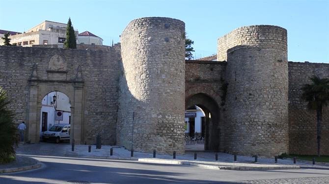 Murailles arabes à Ronda, Malaga - Andalousie (Espagne)