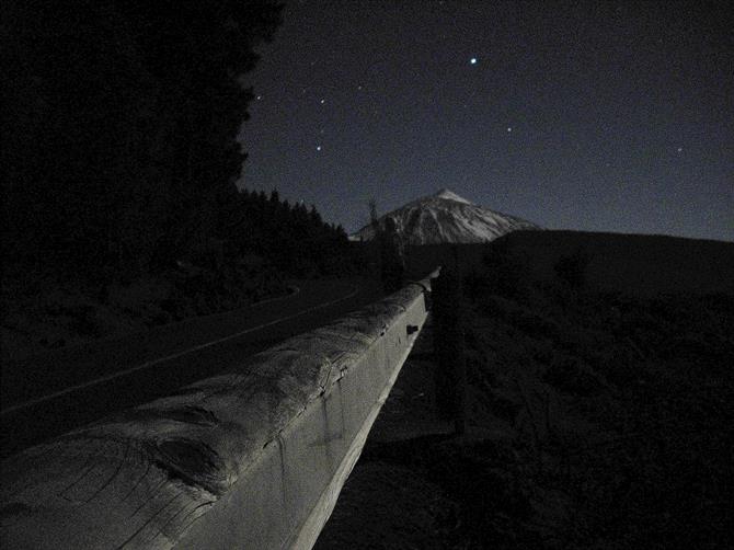Nattevandring på vulkanen Teide