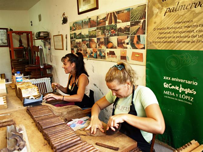 Cigar rolling factory, La Palma, Canary Islands