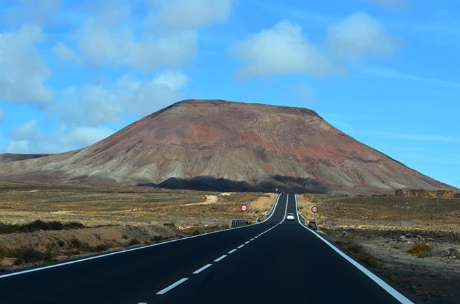 Driving on Fuerteventura