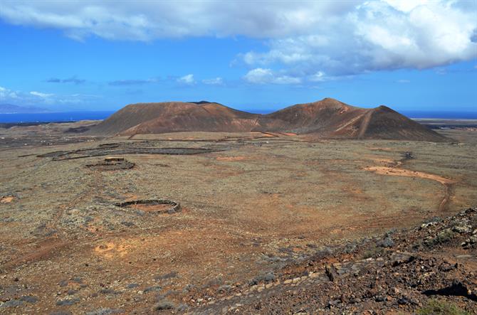 View from Calderon Hondo, Lajares, Fuerteventura