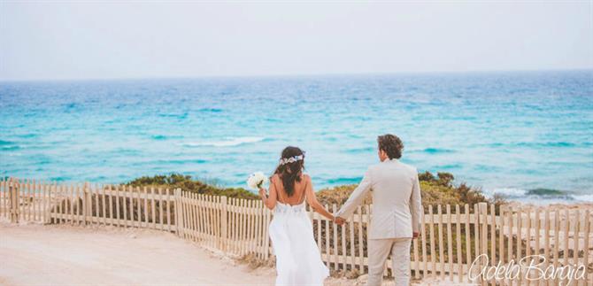 Mariage sur la plage - Formentera, îles Baléares (Espagne)