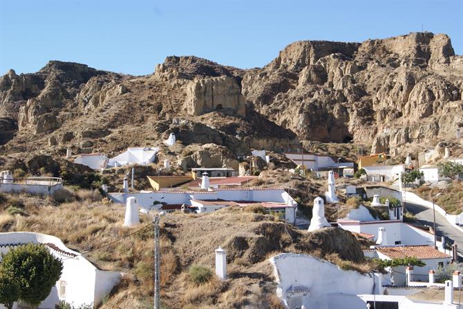 Casas cuevas en Guadix