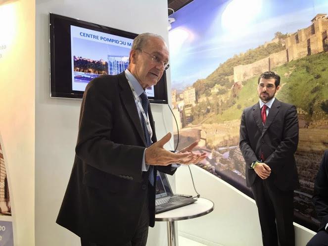 Presentación del alcalde de Malaga en la World Travel Market