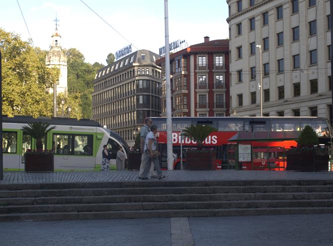 Bilbobus à Bilbao, Pays Basque (Espagne)