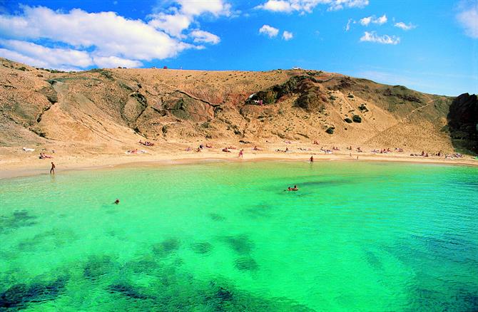 Playa de Papagayo, Lanzarote - îles Canaries (Espagne)