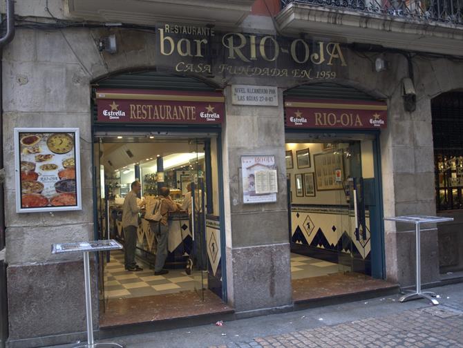 Restaurant Rio-Oja à Bilbao, Pays Basque (Espagne)