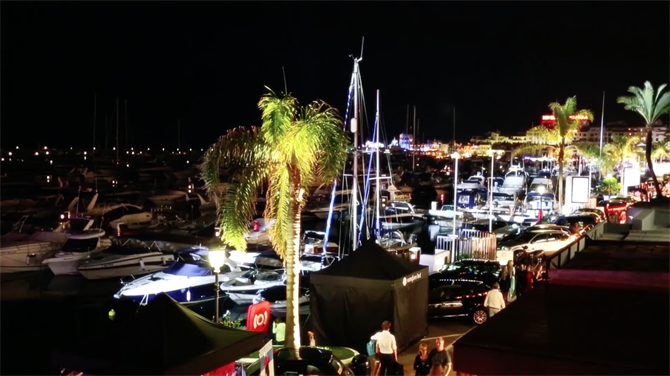 Spanish nightlife in Puerto Banus, Marbella