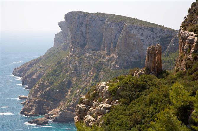 Littoral de Moraira, Costa Blanca (Espagne)