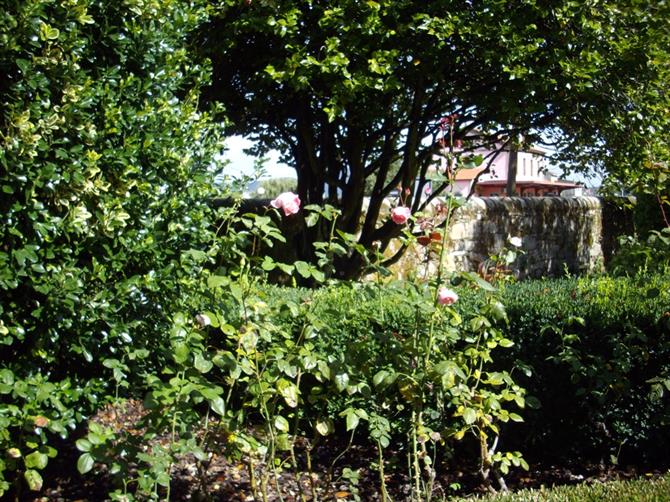 House and garden Rosalia de Castro, Padron, Galicia