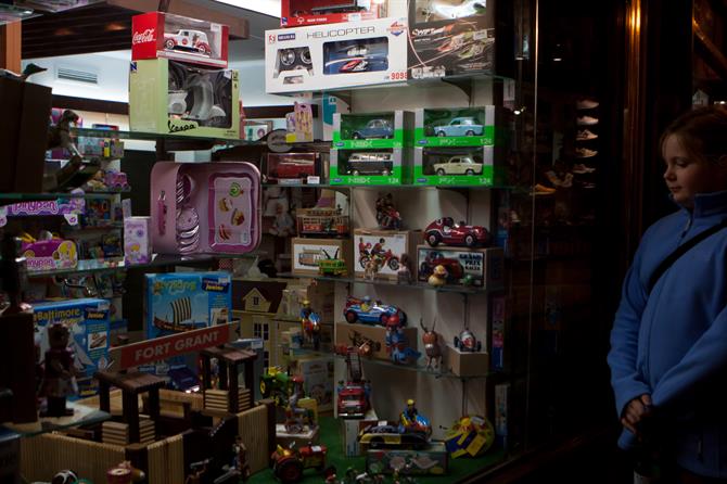 Traditional toy shop in Palma 