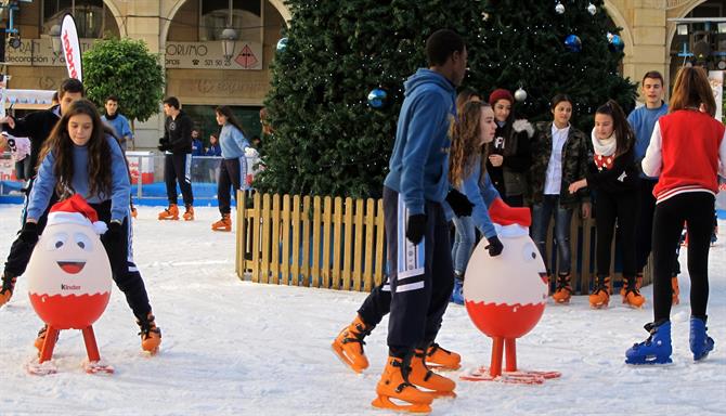 Ice-skating in Alicante for Christmas