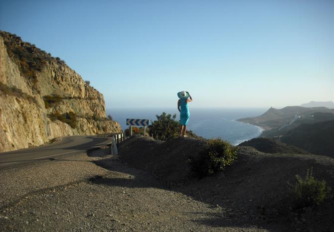Cabo de Gata und Blick auf Carboneras