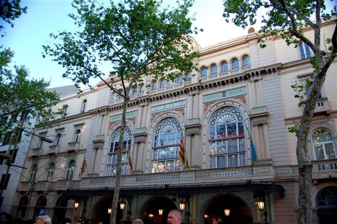 Facade of the Liceu,Barcelona