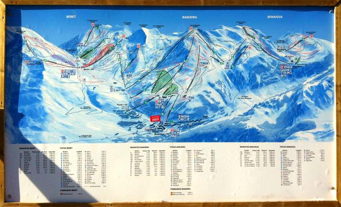 Station de ski de Baqueira-Beret, Pyrénées catalanes - Lérida (Espagne)