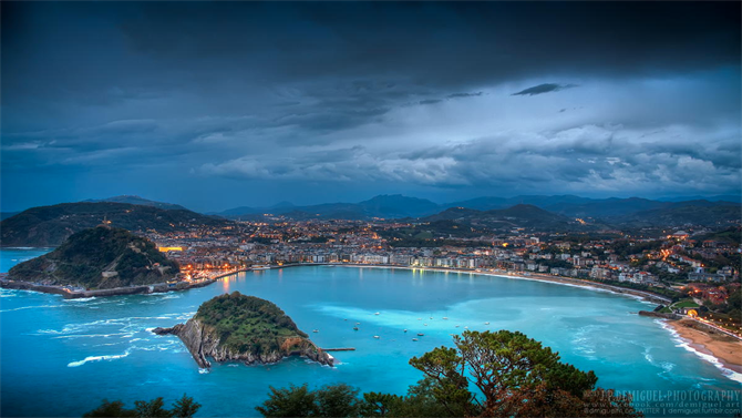 La Concha, Saint Sébastien - Pays Basque (Espagne)