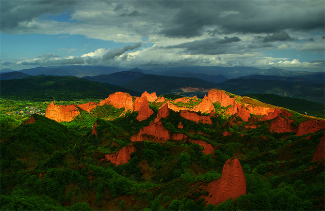 Las Medulas, Leon, Kastilien