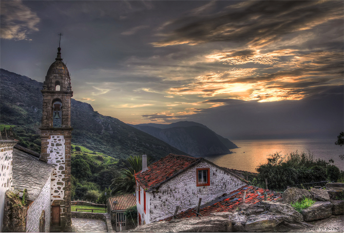 Kirche von San Andres in Cedeira - Galicien