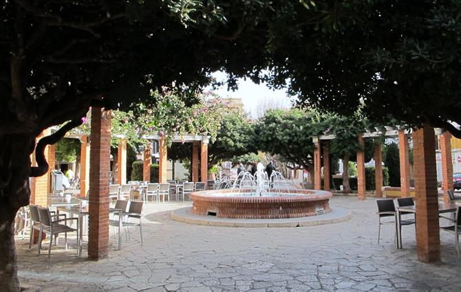 Glorieta square in Denia, Alicante