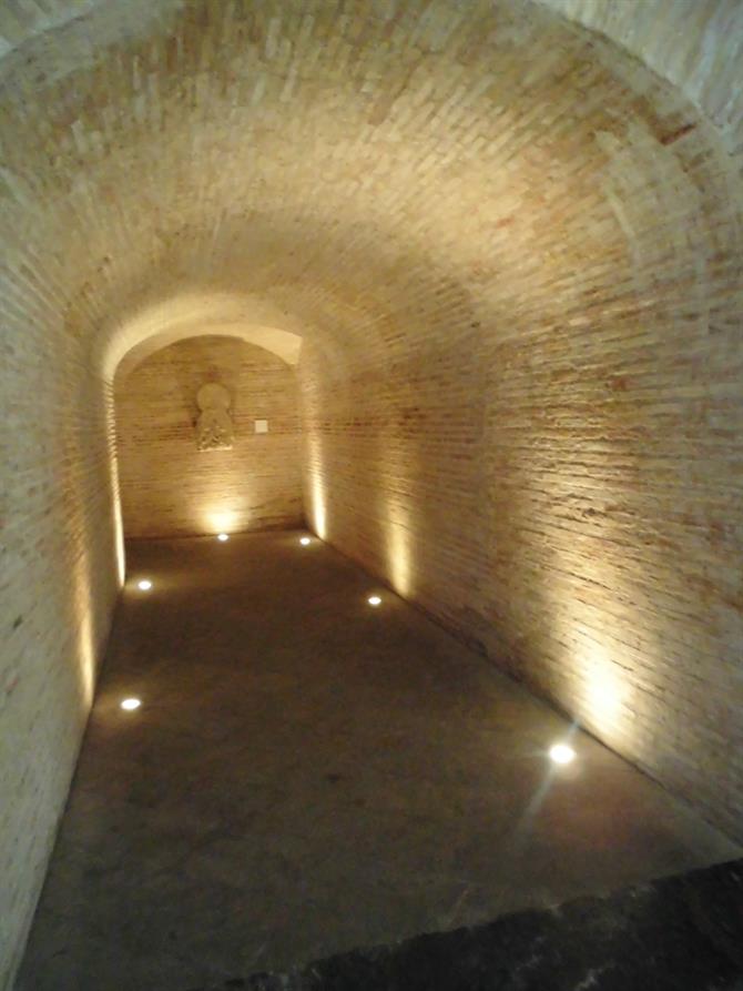 Dentro del museo romano,Cartagena