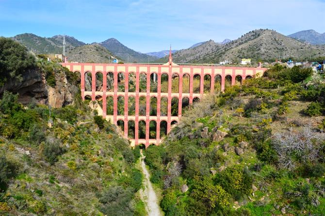 Akvædukten ​​Águila ved Nerja, Malaga - Andalusien (Spanien)