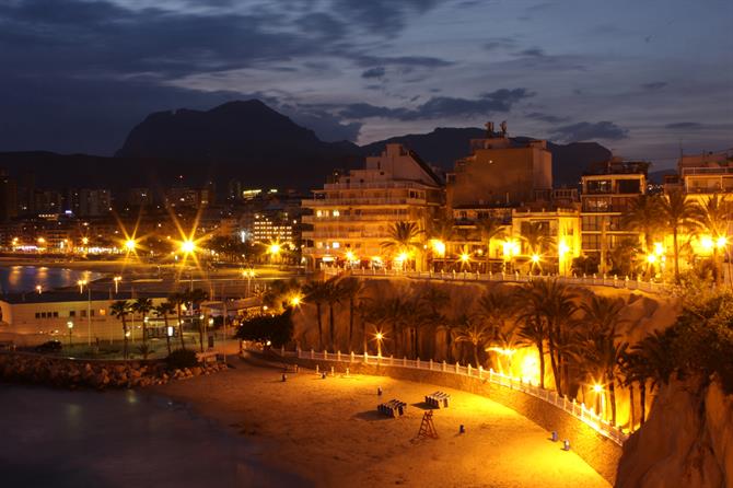 Benidorm by night