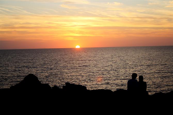 Coucher du soleil à Minorque 