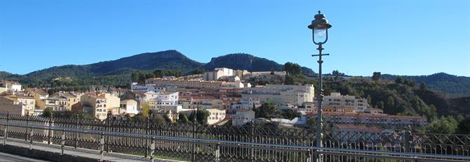 View over Alcoy from the bridge