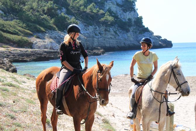 Paardrijden in Menorca