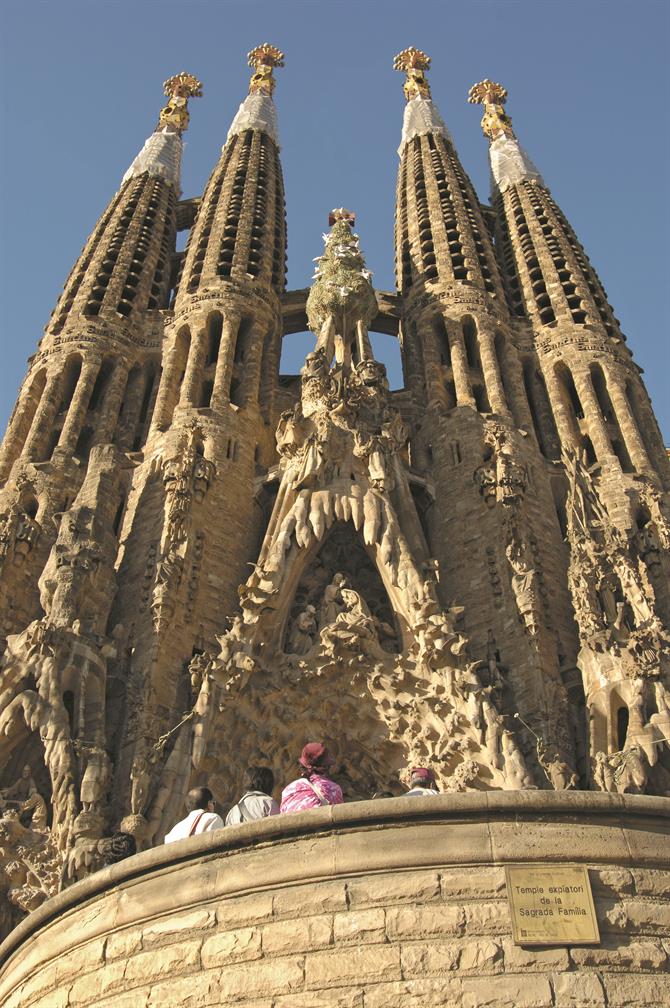 Façade de la Nativité de la Sagrada Familia, Barcelone - Catalogne (Espagne)