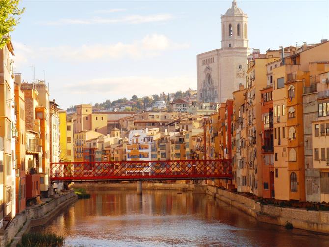 Girona - widok na miasto