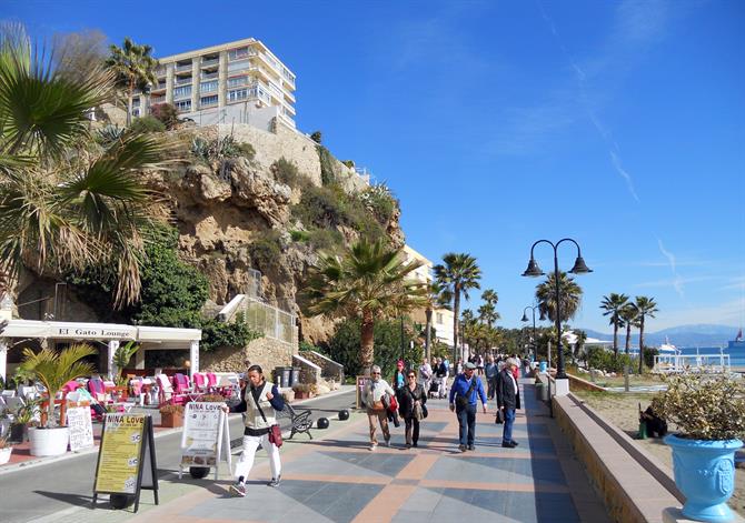 Promenade de front de mer de Torremolinos, Andalousie - Costa del Sol (Espagne)