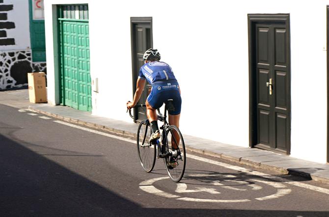 Cycling, Teguise, Lanzarote, Canary Islands