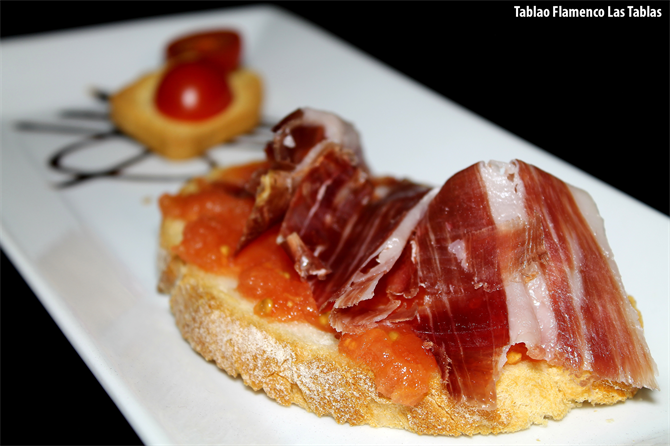 Menu in Las Tablas, Madrid