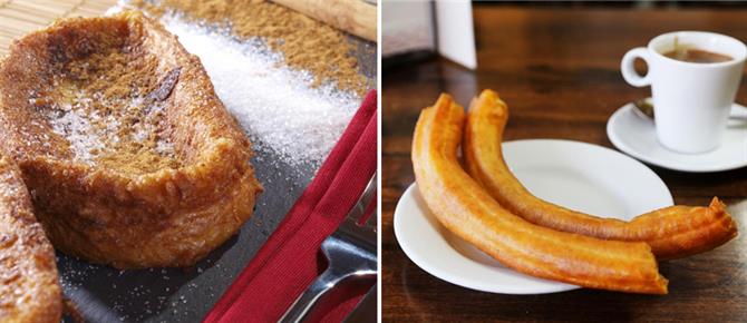 Torrijas y churros