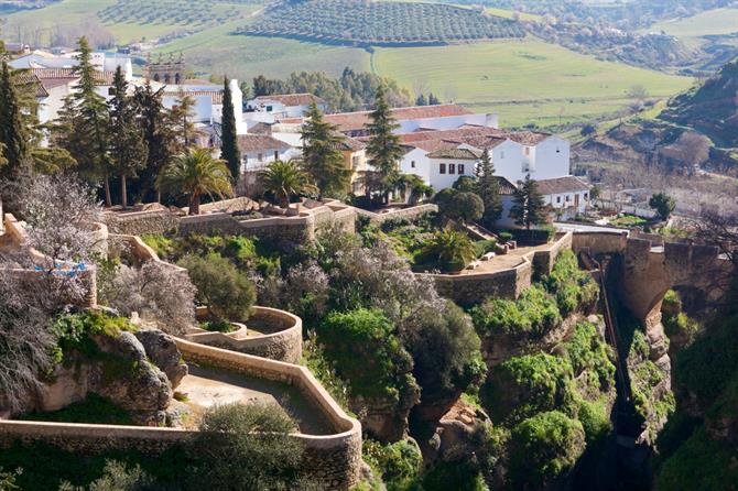 Jardins de Cuenca à Ronda, Malaga - Andalousie (Espagne)
