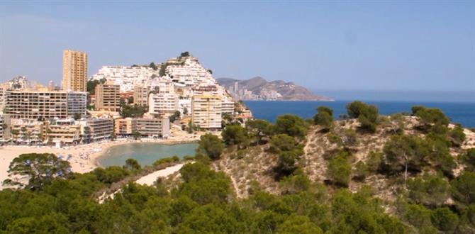 Die Cala de Finestrat in Benidorm