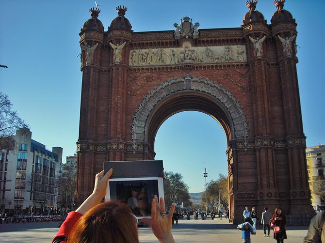 Arc de Triomf - El Born à Barcelone - Catalogne (Espagne)