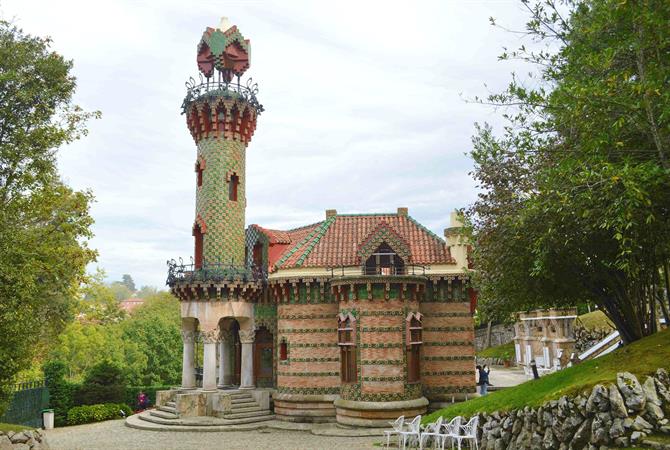 El Capricho de Gaudi, Comillas, Cantabrien