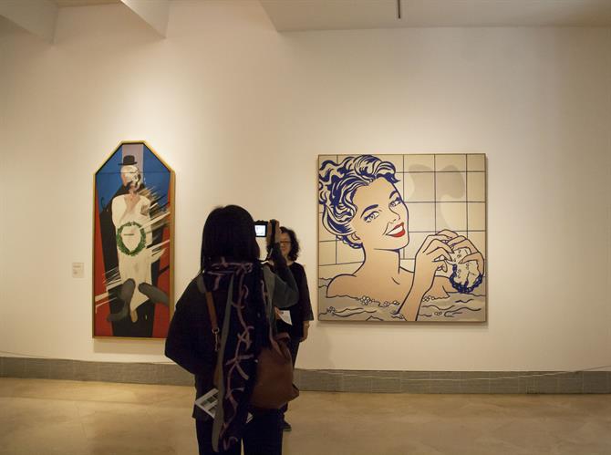 Kvinna i badet, Roy Lichtenstein (1963) Thyssen Museet Madrid