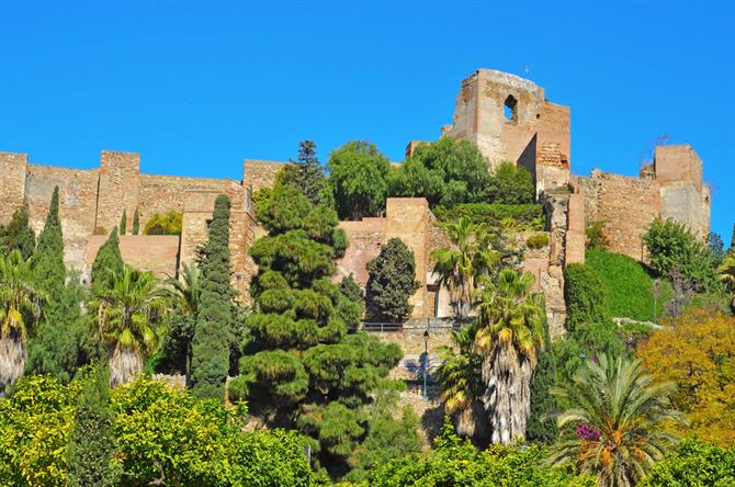 Alcazaba de Malaga, Costa del Sol (Espagne)