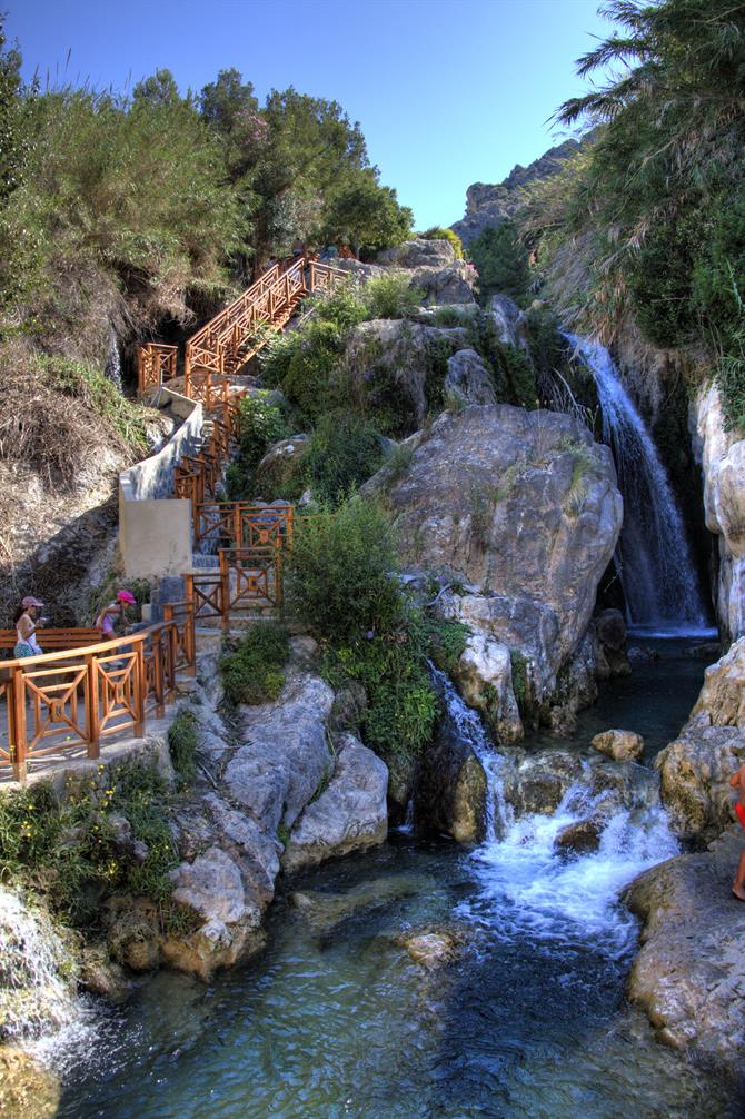 Algar watervallen, Alicante